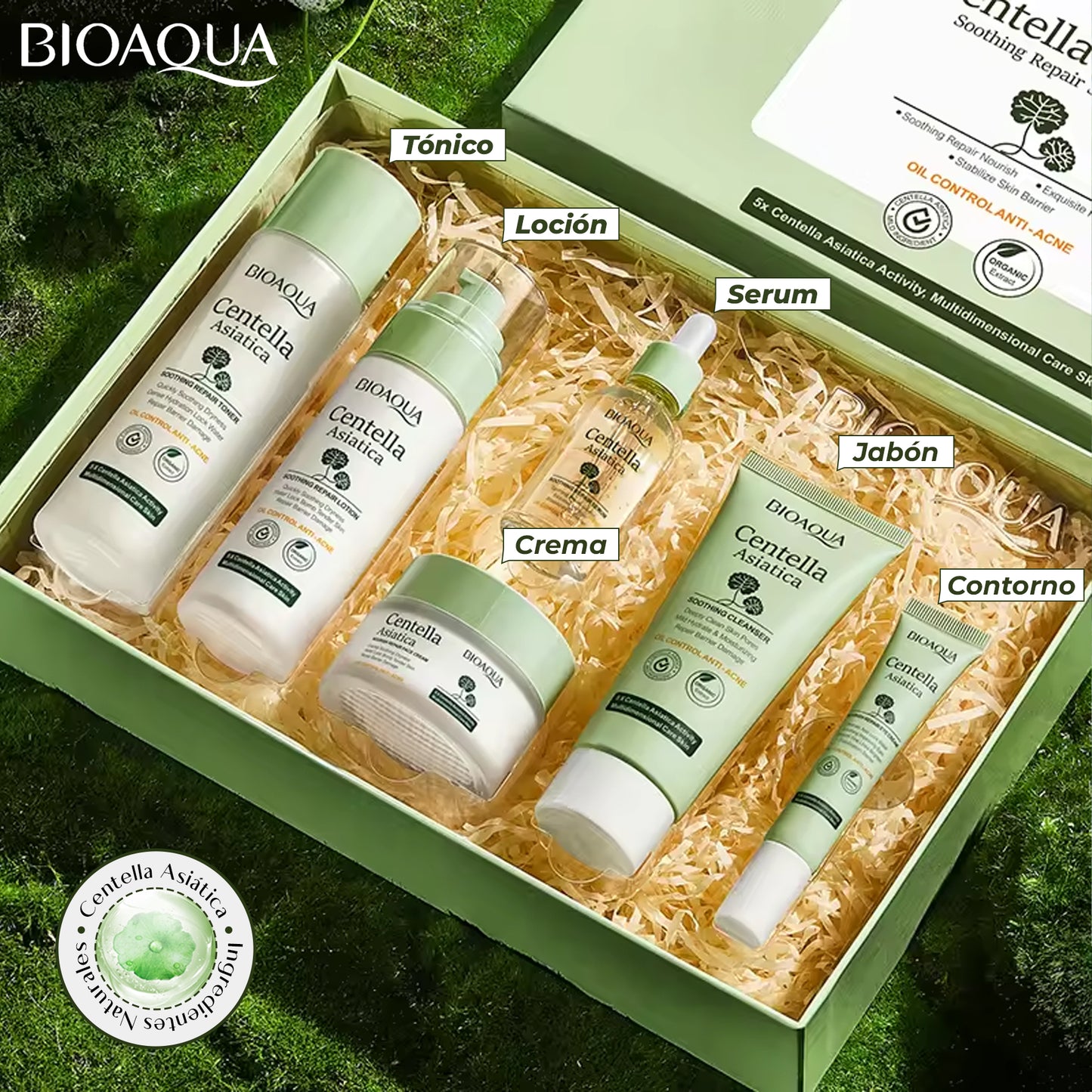 Kit de lujo Centella Asiatica Bioaqua