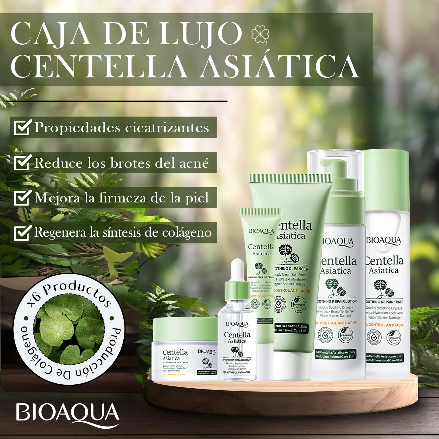 Kit de lujo Centella Asiatica Bioaqua